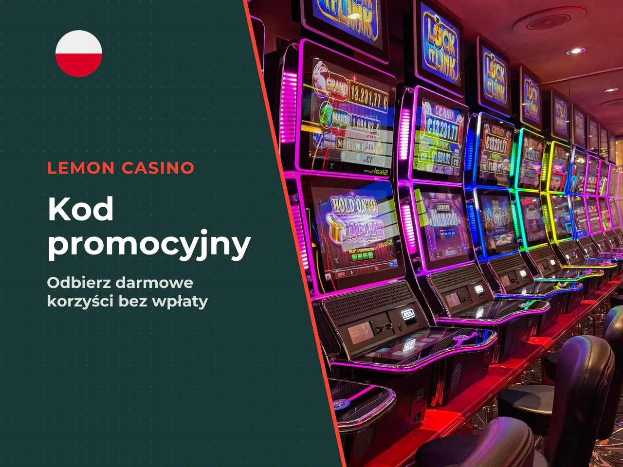 Czy Lemon Casino oferuje kod promocyjny bez depozytu. Krótka odpowiedź: tak. W Lemon Casino dostępna jest promocja, która nie wymaga wpłaty na etapie aktywacji. Zanim jednak przejdziesz dalej, kilka k