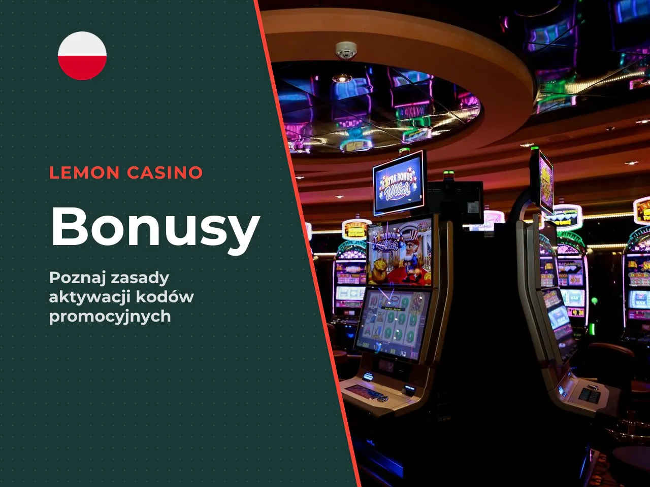 Czym różni się lemon casino kod od standardowej promocji na stronie. Różnica tkwi w sposobie wywołania bonusu przez system informatyczny operatora. Standardowa oferta kasynowa aktywuje się w Lemon Cas
