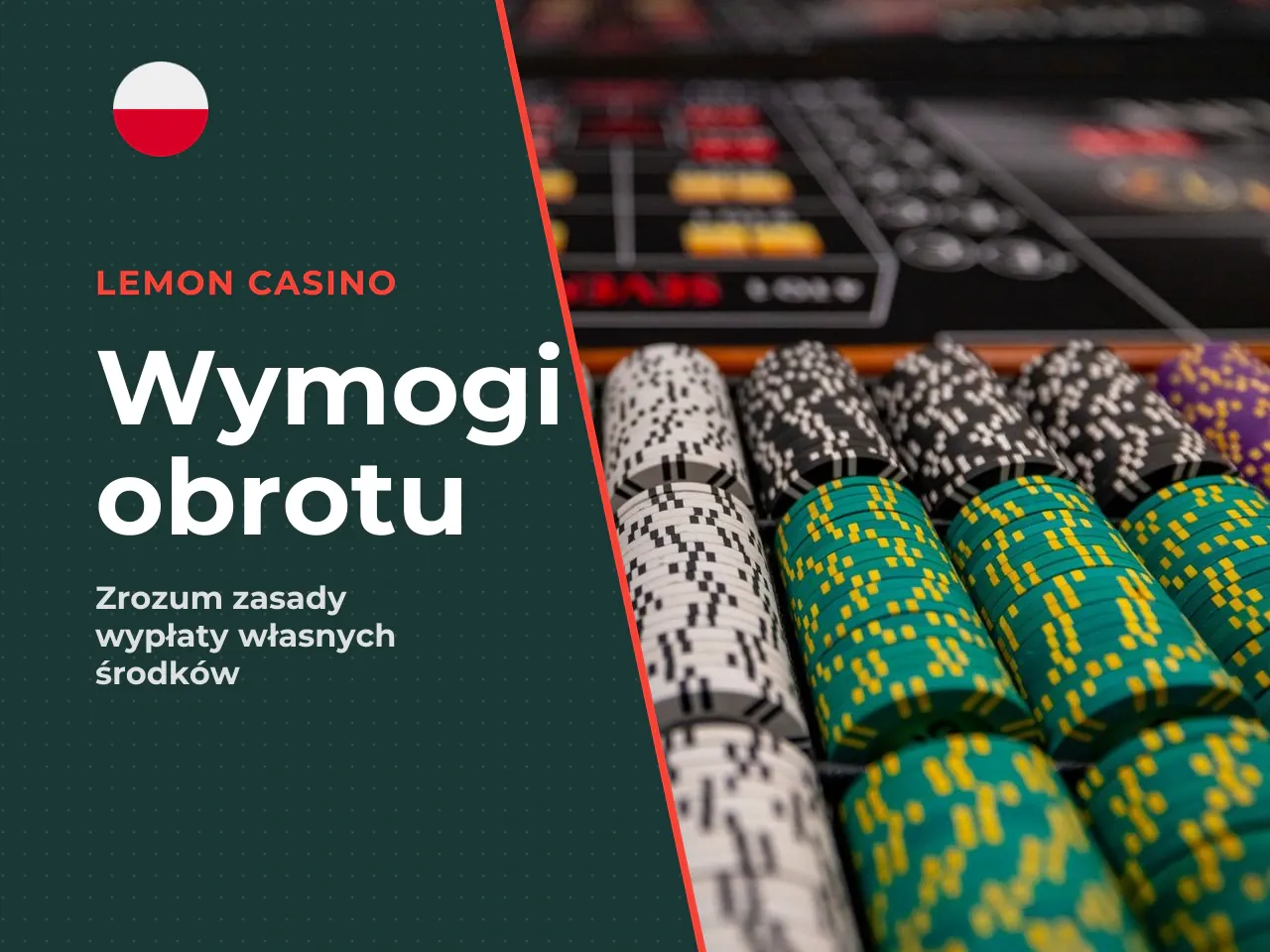 Jak czytać wymóg obrotu bonusu. Zapisy brzmiące „Wager x40" lub „Wager x50" determinują, po ilu cyklach uwalniana zostaje blokada na środkach gracza. Konkretny przykład: aktywujesz kod LEMONCASINO i z