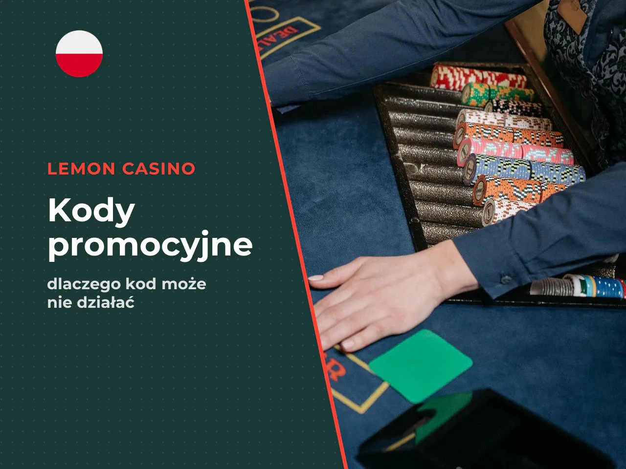 Dlaczego kod może nie działać. Pięć najczęstszych przyczyn odrzucenia kodu: 1. **Kod wygasł** — promocje mają ograniczony czas życia, a strony afiliacyjne nie zawsze aktualizują informacje na bieżąco.