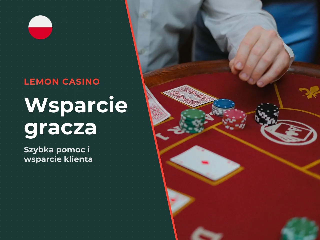 Kontakt z obsługą w Lemon Casino sprowadza się do dwóch kanałów: czatu na żywo i e-maila. Tyle. Żadnej infolinii, żadnego formularza z gwarancją odpowiedzi w 15 minut. Weryfikacja dostępnych metod kon