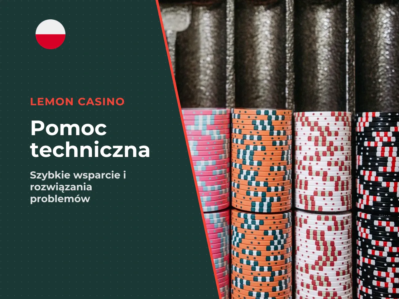 Co sprawdzić przed kontaktem z obsługą. Przed wysłaniem zapytania do live chatu upewnij się, że: - Wpisałeś kod dokładnie tak, jak podano (LEMONCASINO, bez spacji). - Twoje konto jest nowe i nigdy wcz