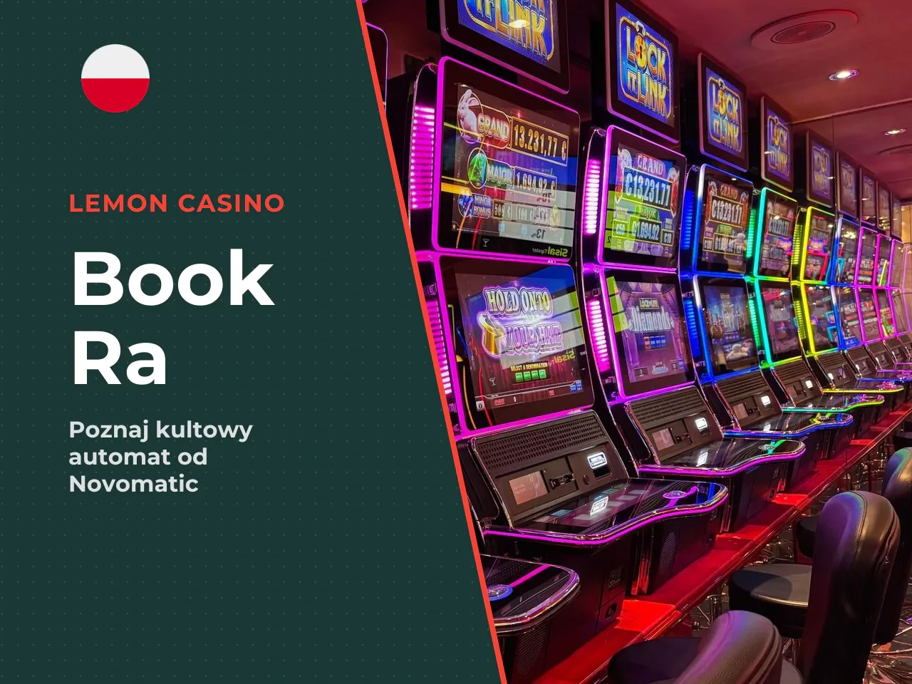 Book of Ra od Novomatic to automat, który na stałe wpisał się w historię slotów online. Jego „book mechanic" — połączenie Wild i Scatter w jednym symbolu uruchamiającym darmowe spiny z rozszerzającą s